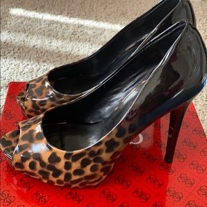 Guess Peep Toe Heels